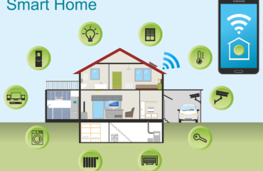 Free smart home house technology vector