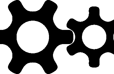 Free gear machine mesh vector